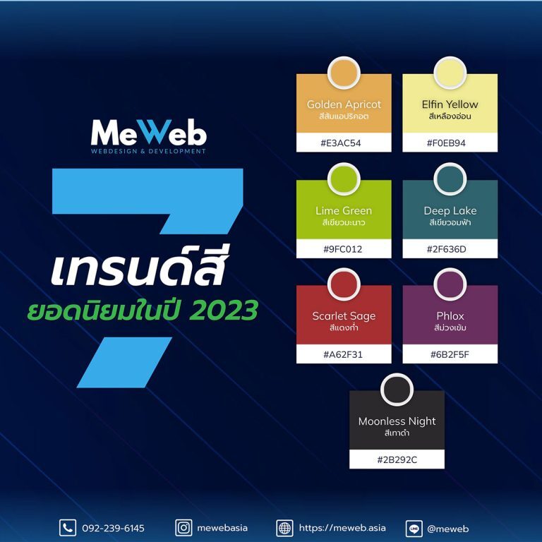 เทรนด์สี ยอดนิยมในปี 2023 เทรนด์สี ยอดนิยมในปี 2023