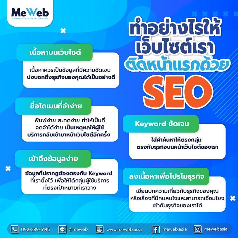 ทำอย่างไรให้เว็บไซต์เราติดหน้าแรก ด้วย SEO ทำอย่างไรให้เว็บไซต์เราติดหน้าแรก ด้วย SEO