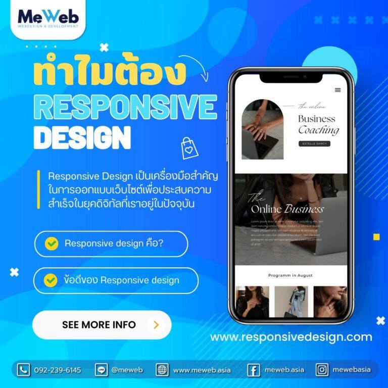 Responsive Design คือ ‼️ แล้วทำไมถึงเป็นที่รู้จักในปัจจุบัน Responsive Design คือ ‼️ แล้วทำไมถึงเป็นที่รู้จักในปัจจุบัน