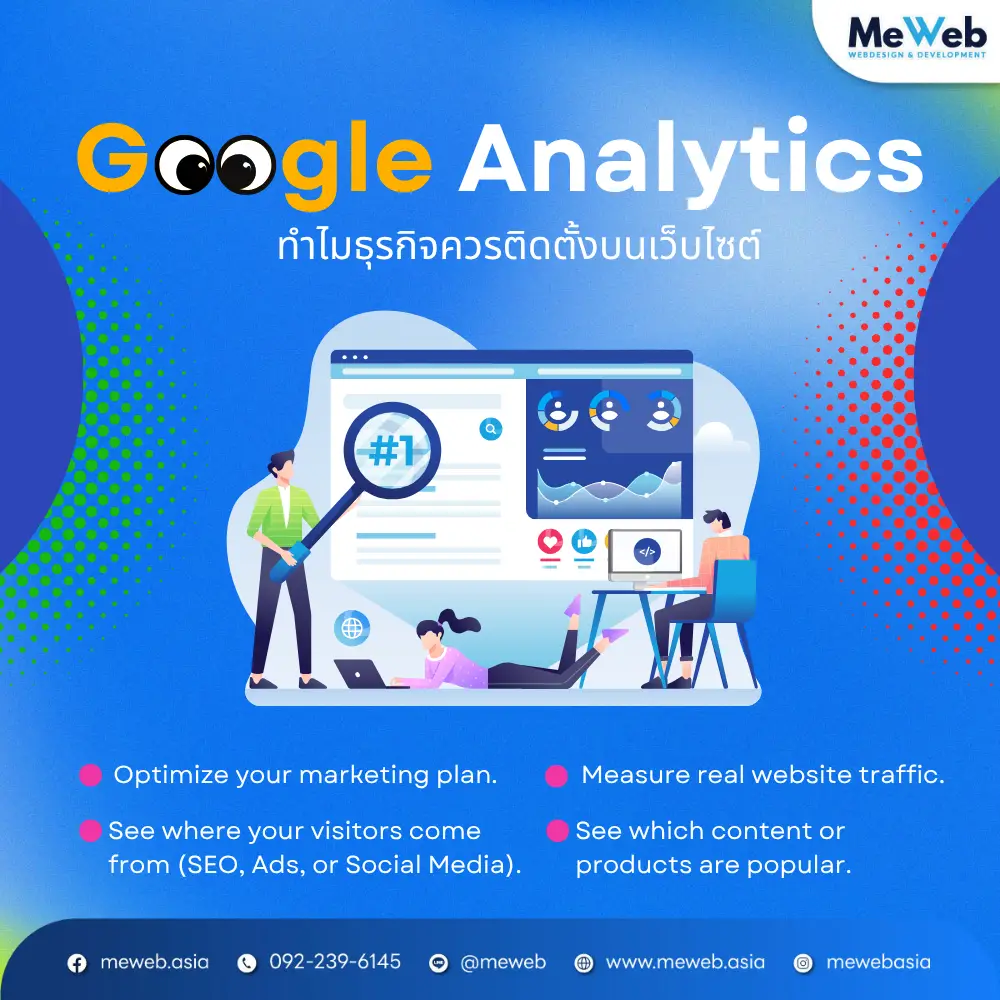 Google Analytics บนเว็บไซต์