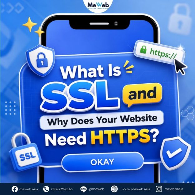 What Is SSL SSL คืออะไร, ทำไมเว็บไซต์ต้องมี HTTPS, https คือ, เว็บไซต์ปลอดภัย